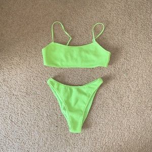 Pacsun lime green bathing suit